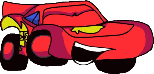Lightning McQueen with Mouth Open