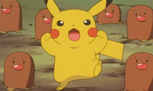 Lightning Pikachu Crazy GIF