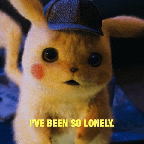 Lightning Pikachu Has Been So Lonely GIF