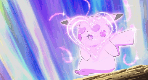Lightning Pikachu In Love GIF