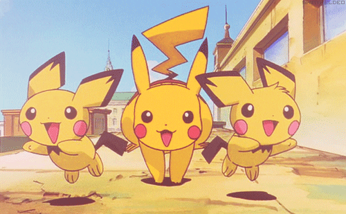 Lightning Pikachu Run Wild GIF