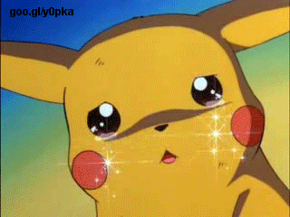 Lightning Pikachu Sparkly Eyes GIF