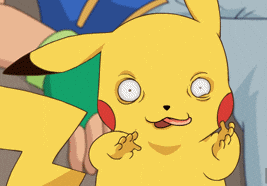 Lightning Pokemon Crazy Pikachu GIF