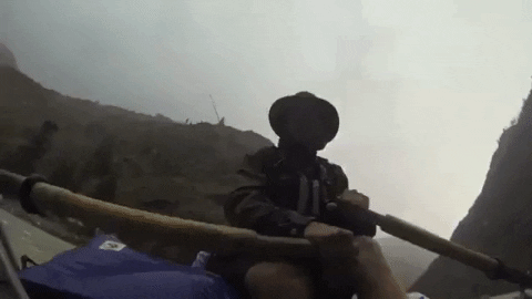 Lightning Strike Cliffside Rapid GIF