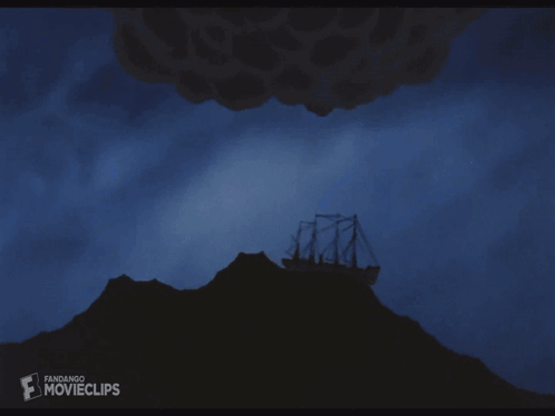 Lightning Strike on Mountain
