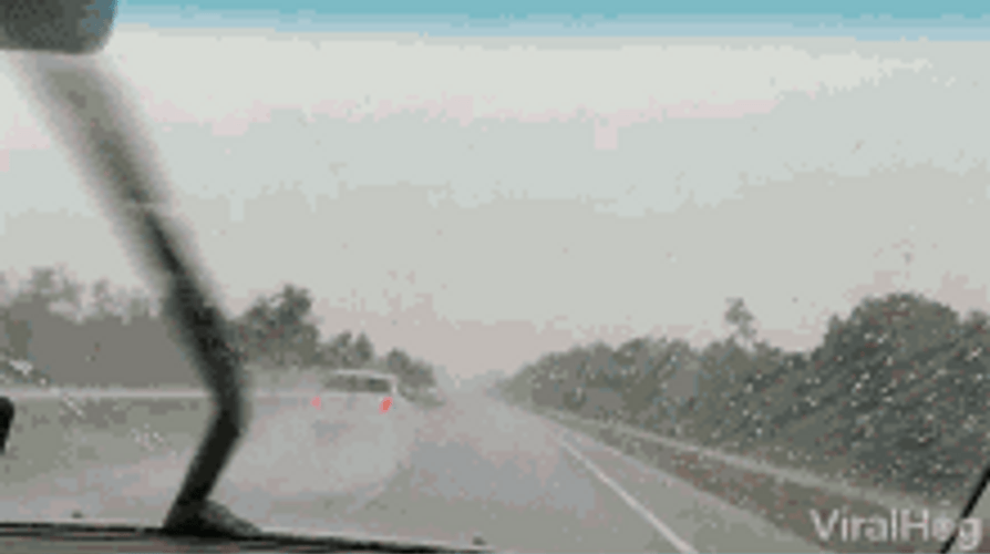 Lightning Striking A Car GIF