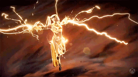 Lightning Summon Ororo Munroe Strike GIF