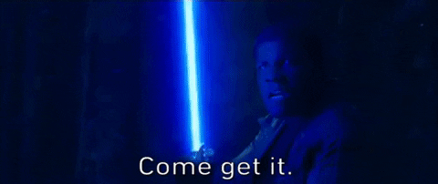 Lightsaber Come Get It Episode 7 GIF