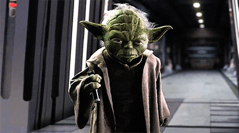 Lightsaber Yoda GIF
