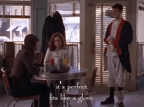 Like A Glove Gilmore Girls GIF