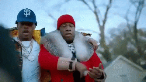 Lil Baby Bouncing And Dancing To Music GIF