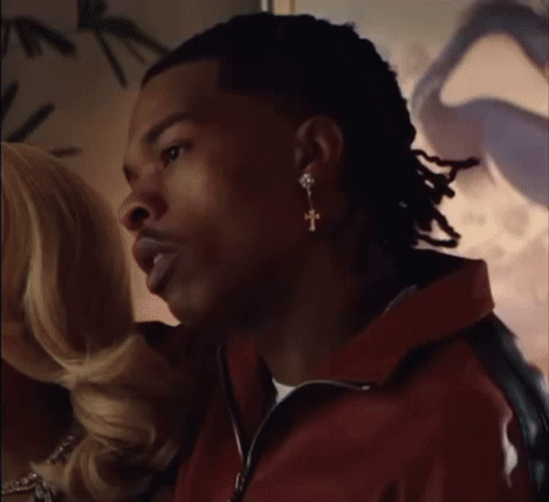 Lil Baby Cold Stare To The Side GIF