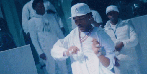 Lil Baby Grooving White Party GIF