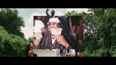 Lil Baby Playing Flute Music Video GIF