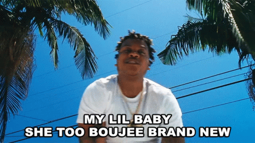 Lil Baby Pointing And Grooving On Camera GIF