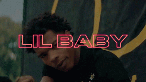 Lil Baby Rapping Pointing Hand Gesture GIF