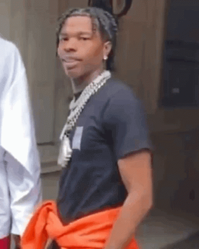 Lil Baby Smiling Timid Waving GIF