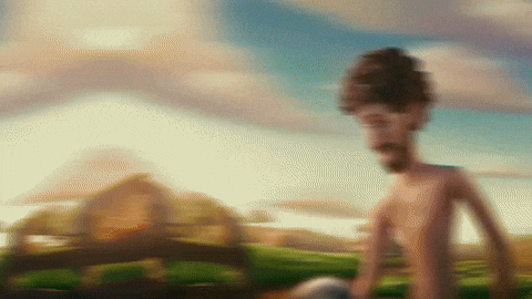 Lil Dicky Holding Skunk GIF