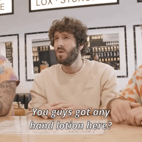 Lil Dicky You Guys Got Any Hand Lotion GIF