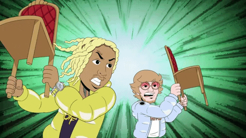 Lil Durk Hitting Animation GIF