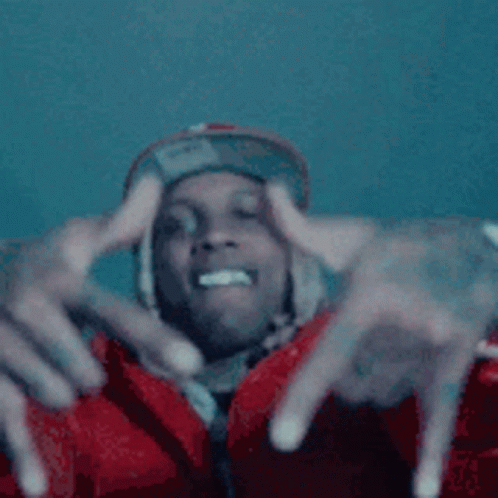 Lil Durk Rock Sign GIF