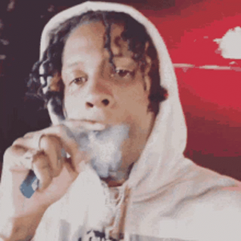 Lil Durk Showing Jacket GIF