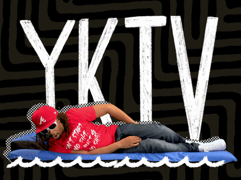 Lil Jon Lying On Animated Yktv Sea GIF