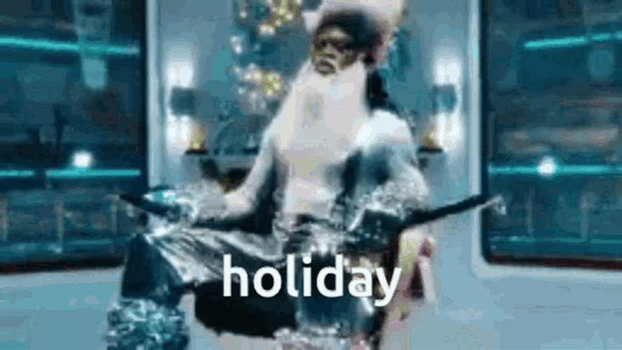 Lil Nas Holiday Greeting GIF