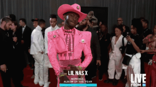 Lil Nas X Is A Nominee For Album Of The Year At The Grammys GIF