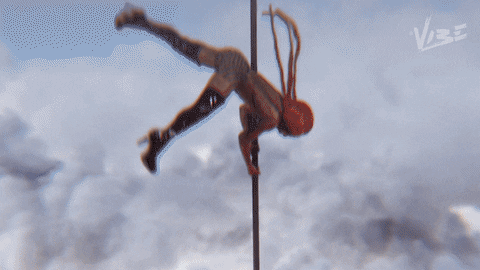 Lil Nas X Pole Dance Going Down GIF