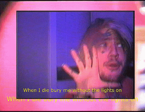 Lil Peep Bury Me Without Lights GIF