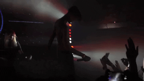 Lil Peep Dancing On Stage GIF