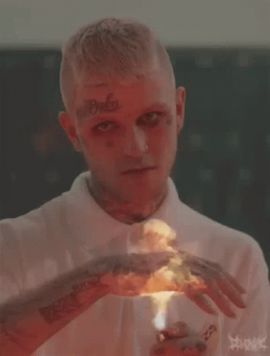 Lil Peep Holding Fire GIF