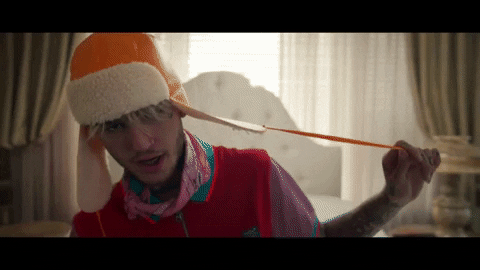 Lil Peep In Bed Room GIF