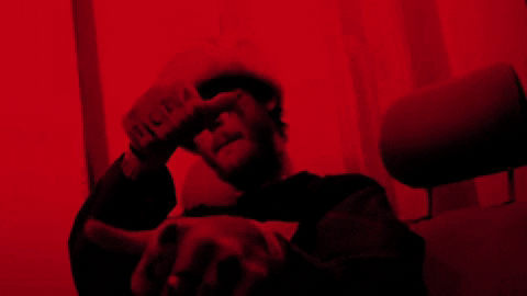 Lil Peep In Red Lights GIF