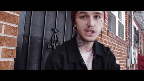 Lil Peep Singing GIF