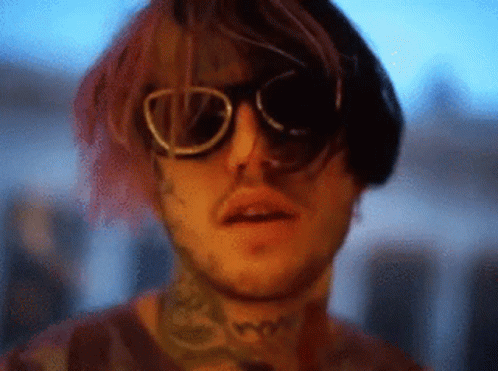 Lil Peep Wearing Sunglasses GIF