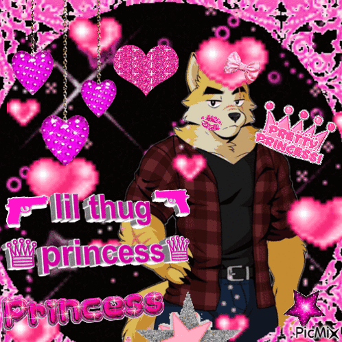 Lil Thug Princess Furry Character