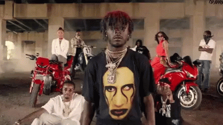 Lil Uzi Rapper Nonchalant Response GIF