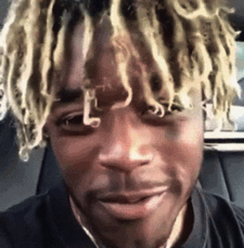 Lil Uzi Close Up Blonde Braid GIF