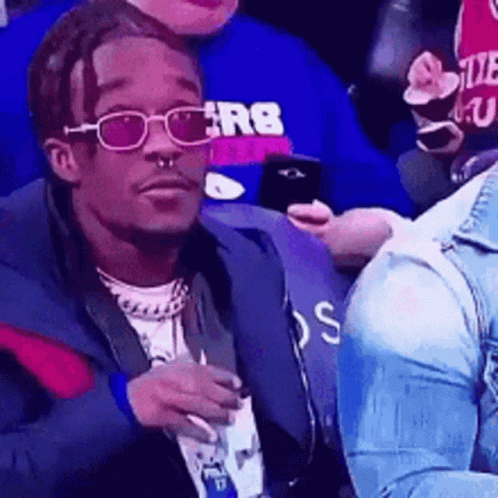 Cocky Lil Uzi Sipping Beverage GIF
