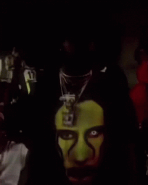 Lil Uzi Shoulder Shrug Scary Tee GIF