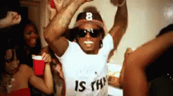 Lil Wayne And Friends Party GIF