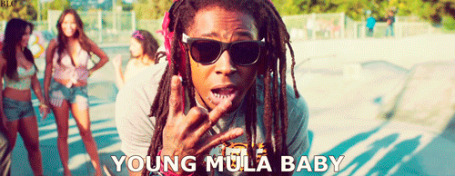 Lil Wayne Celebration Young Baby GIF