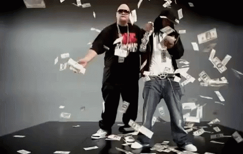 Lil Wayne Make It Rain Money GIF