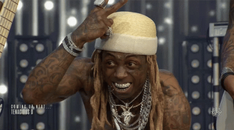 Lil Wayne Peace Sign GIF