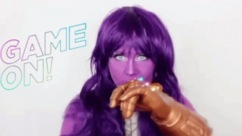 Lillee Jean Thanos Cosplay Game On GIF