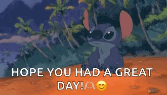 Lilo And Stitch Character Sitting On Dirt Road GIF