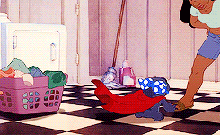 Lilo And Stitch Laundry Batman Scolding GIF
