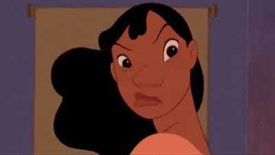 Lilo And Stitch Running From Sister GIF